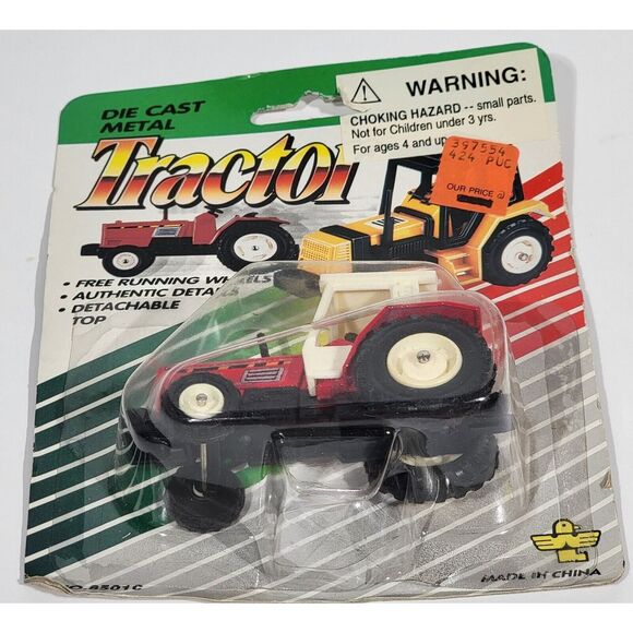 Die Cast Metal Tractor Red No. 8501C - Picture 4 of 16